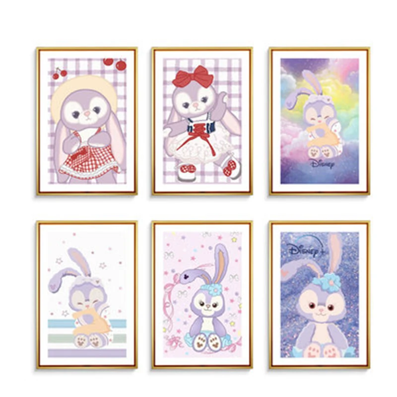 

Cute Bunny 5D Rhinestone Painting Disney Cartoon Stars Cooked Food Mosaic Wall Art Picture Children's Room Home Decor Cuadros