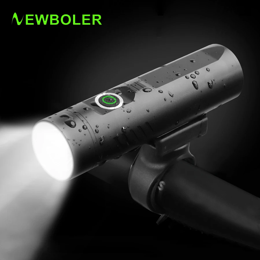 NEWBOLER P90 L2 T6 Велосипедный Фонарь Передний USB Аккумуляторная СВЕТОДИОДНАЯ Фара