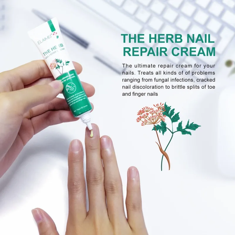 

Nail Repair Cream Nutrition Herbal Ingredients Nail Treatments Nail Care Cream 15g I