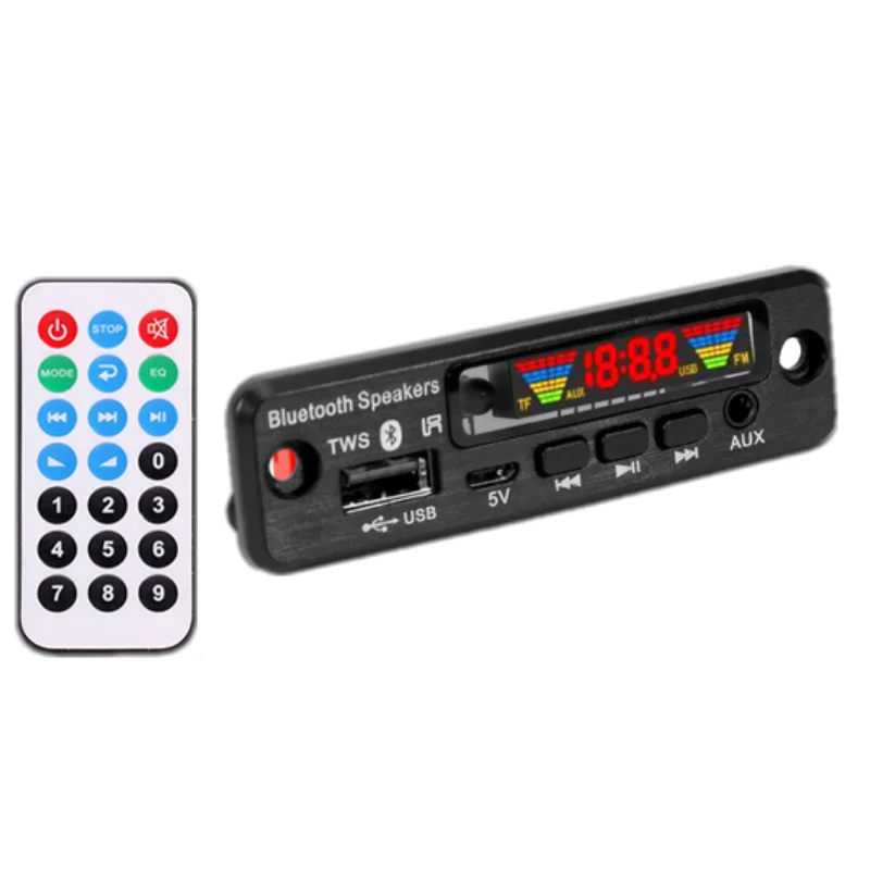 Беспроводная Плата декодера Lossless Bluetooth 5 0 TWS MP3 APE аудио модуль с поддержкой USB AUX FM