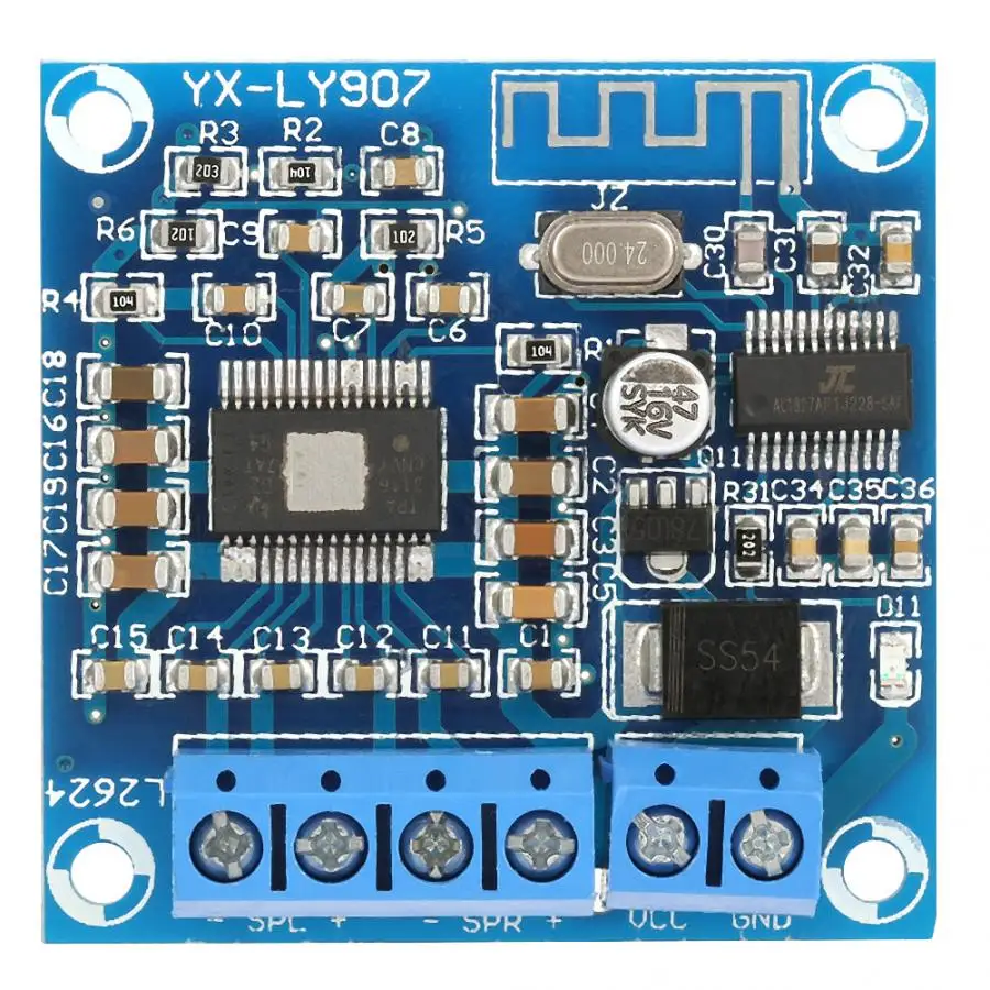 DC12-24V TPA3166D2 Bluetooth аудио усилитель мощности плата 50WX2 двухканальный стерео военный