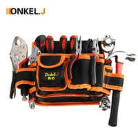 multi functional electrician tools bag waist pouch belt storage holder organizer garden tool kits waist packs oxford cloth