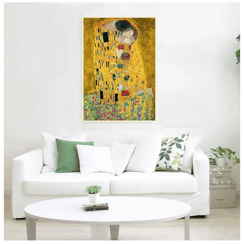 

Gustav Klimt Canvas Print Painting Retro Famous Poster Home Decoration Hd Print Wall Art Unframed Picture For Living Room