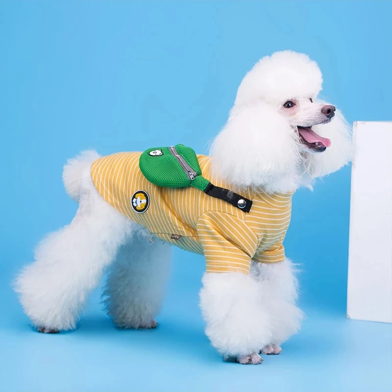 

Fashion Pet Dog Clothing for Dogs Shirt Striped Dog Clothes Puppy Pet Outfits Tshirt Ropa Perro French Bulldog Bichon Yorkshire