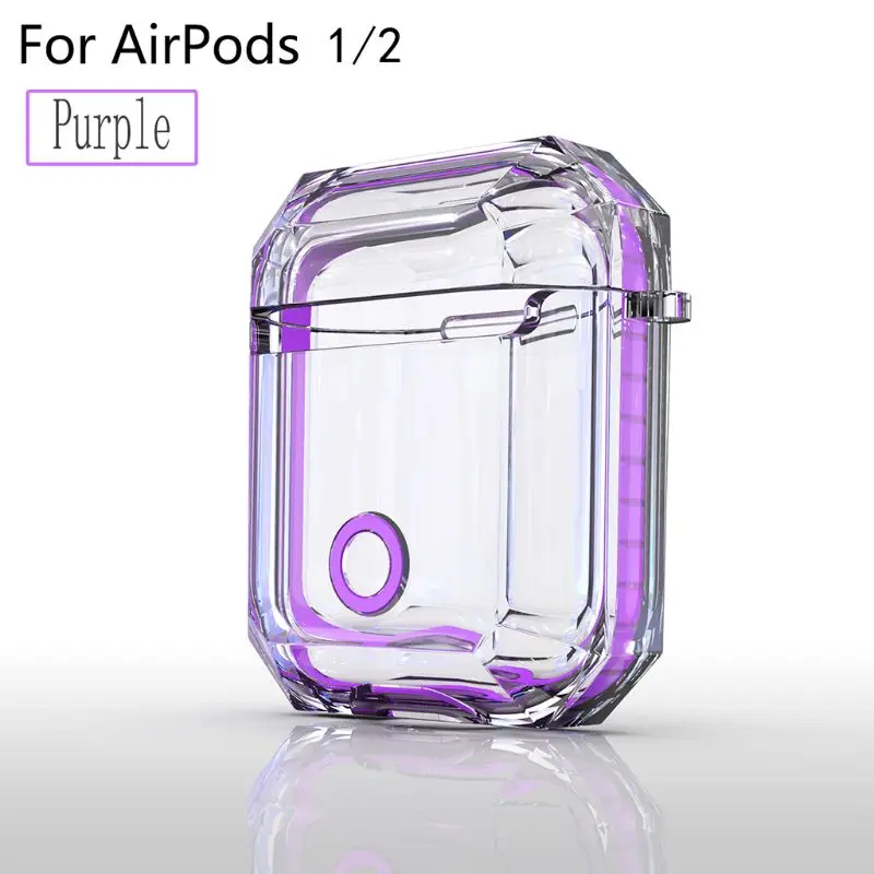 

Transparent Protective Case Soft TPU Silicone Cover Shell for airpods 1/2 Kit Y5GE