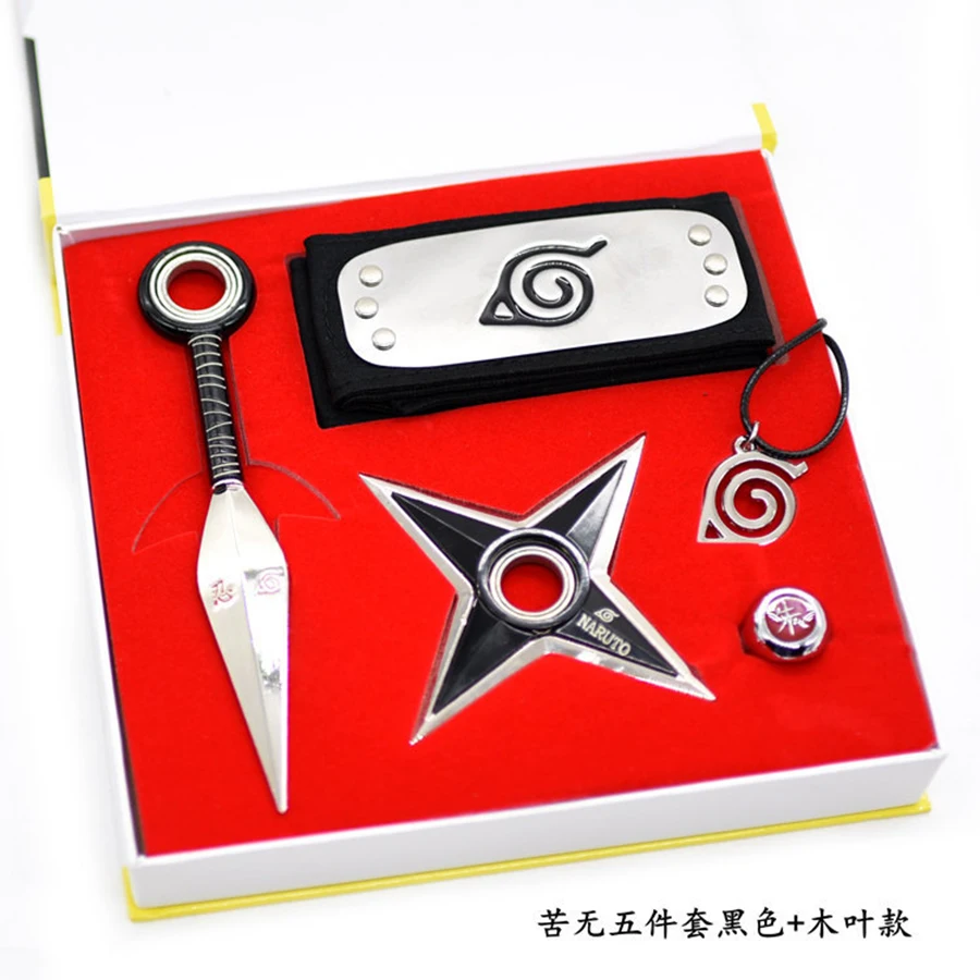 Ботинки в стиле аниме Naruto Kunai комплект сюрикен повязка на голову костюм из Наруто