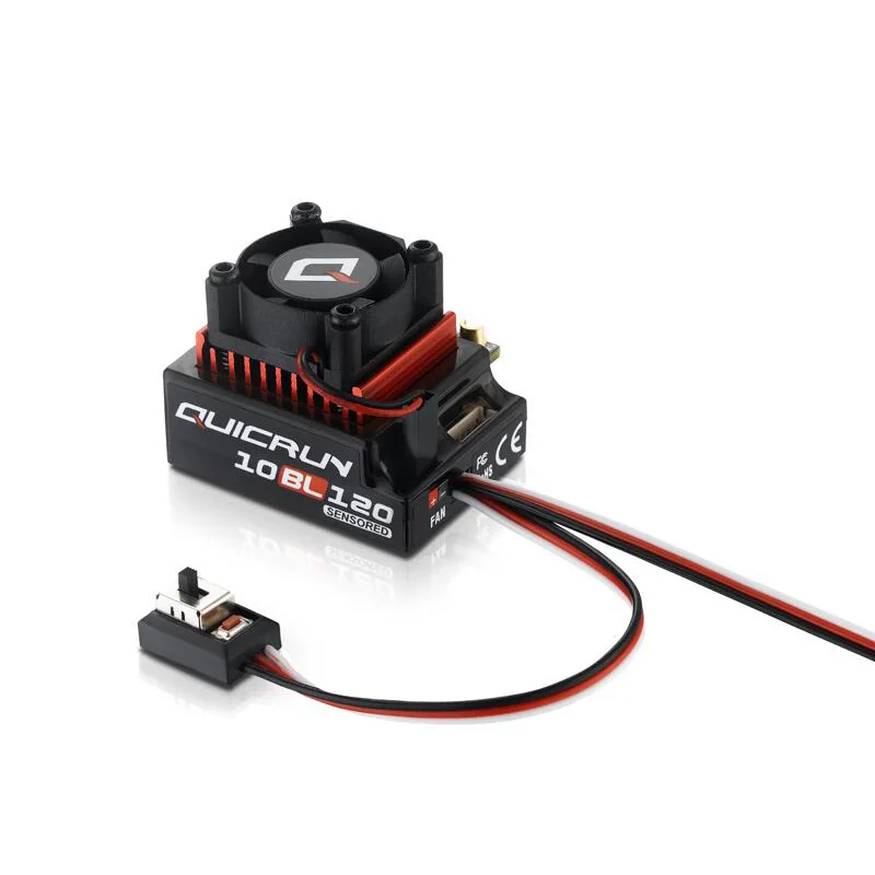 Hobbywing QUICRUN 10bl60 сенсорный 60A/10BL120 120A бесщеточный ESC Регулятор скорости с BEC для 1/10 1/12