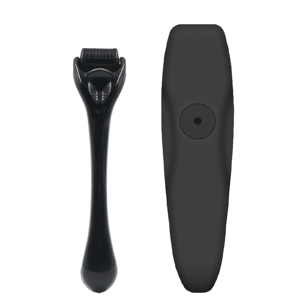 4 Pcs/set Barber Beard Growth Kit Professional Hair Enhancer Set Nourishing with Roller Massage Comb for Men | Красота и здоровье