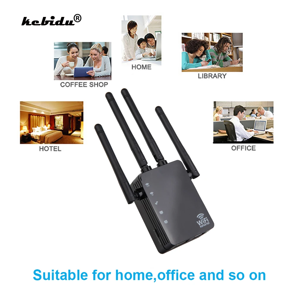 AC 1200 Мбит/с Беспроводной 2 4G 5G wi fi Ретранслятор Dual Band 4 высокие антенны мост