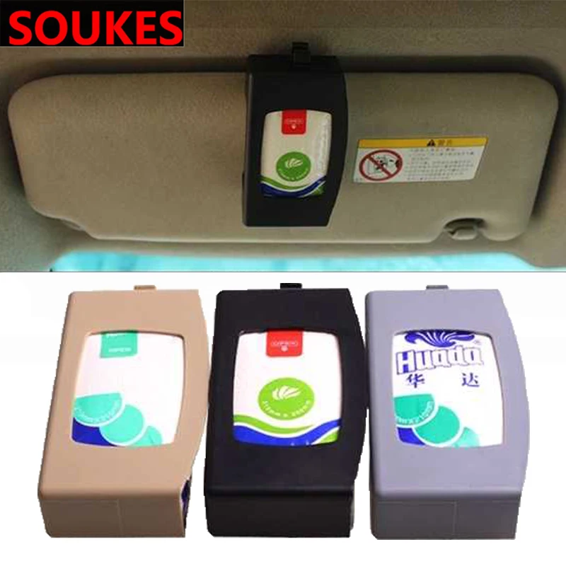 Автомобильный солнцезащитный козырек держатель для салфеток бумажный