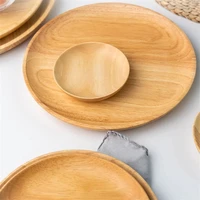 handmade beech wood salad plates