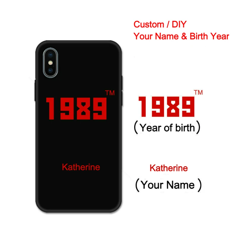 DIY персонализированный Чехол для телефона с принтом имени на день рождения iPhone 12