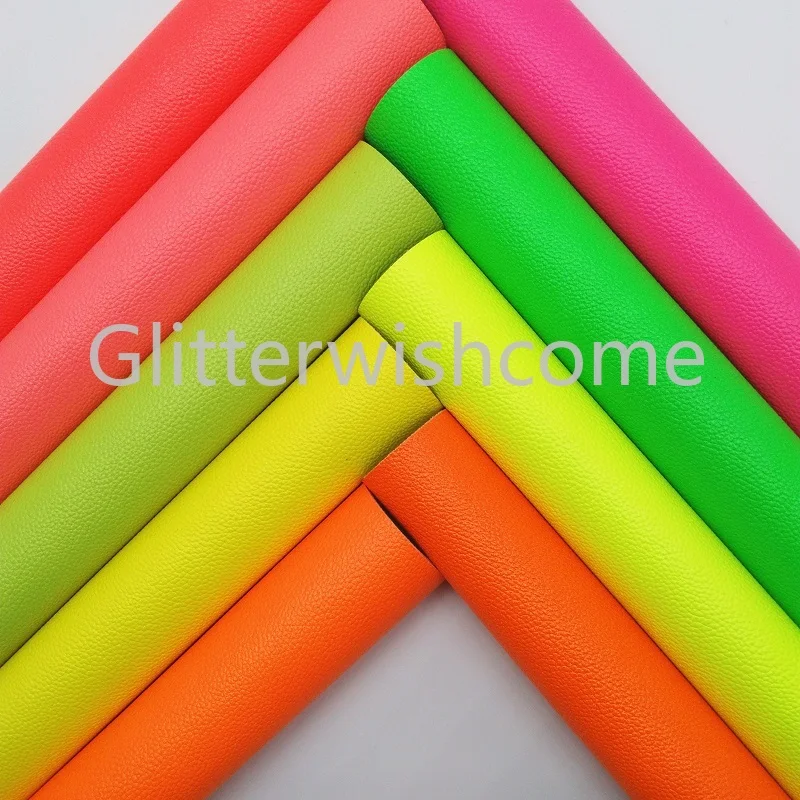 Блестящий виниловый чехол для бантиков с неоновым тиснением 21x29 см A4