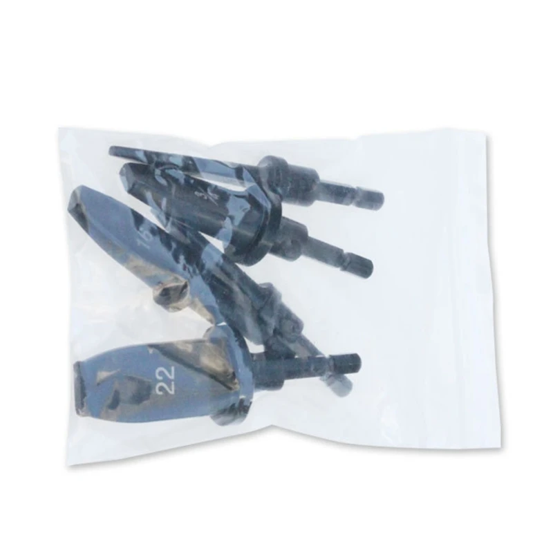 

5pcs Tube Expander Swaging Tool Kit Fit for 6.35mm Triangular Hexagonal Shank 652A