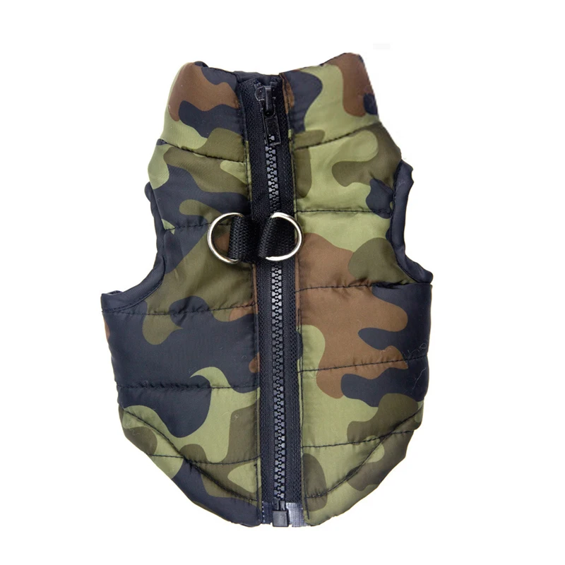 pattern 6 Водонепроницаемая куртка для собак, зимняя одежда для собак-питомцев, жилеты с камуфляжным рисунком, одежда для маленьких собак, чихуахуа - Цвет: pattern 6