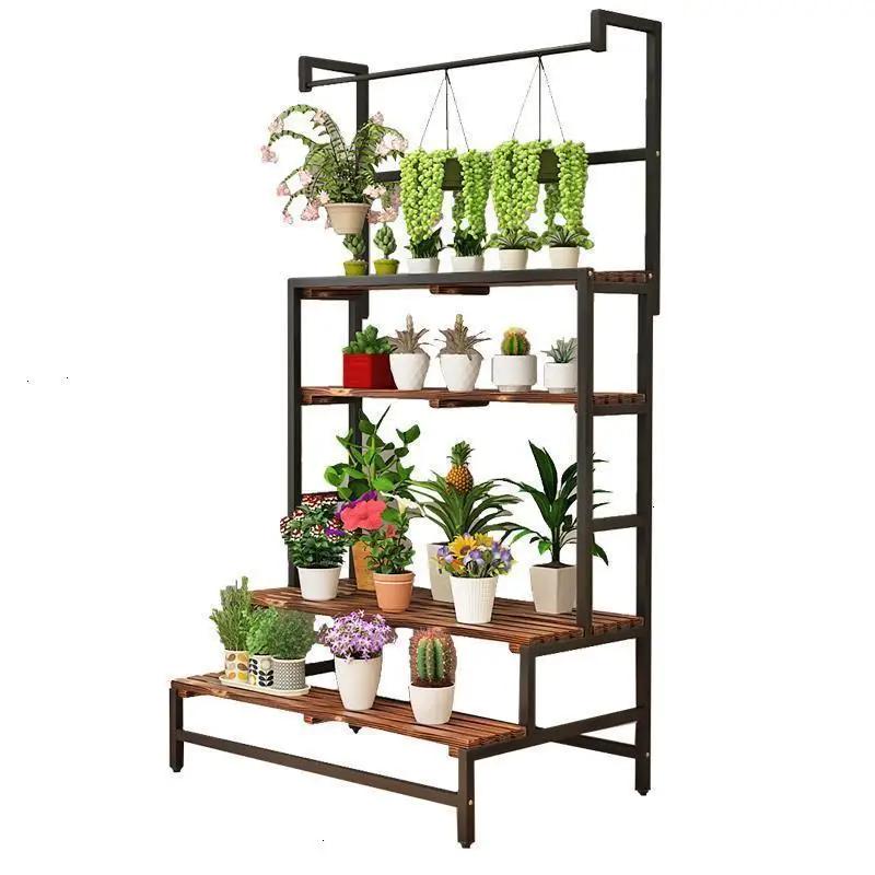 

Porta Piante Estanteria Table Huerto Urbano Madera Estante Para Plantas For Pot Dekoration Outdoor Stand Flower Rack Plant Shelf