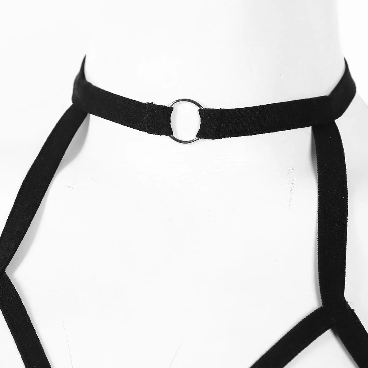 

Womens Nightwear Clubwear Lace Tops Bra Strappy Lingerie Halter Neck Front Criss-cross Hollow Out Bralette Bustier Wire-free Bra