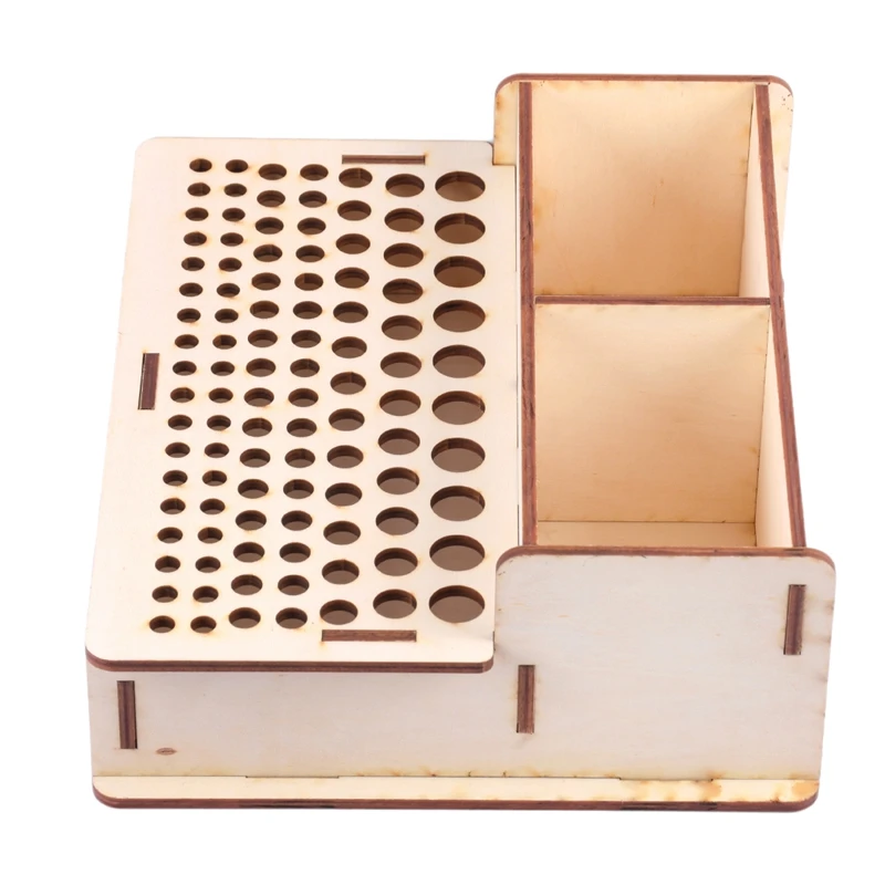 DIY деревянный кожаный держатель для инструментов Подставка кожаных штампов