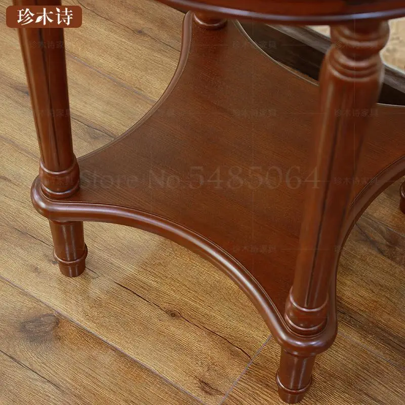 Диван из массива дерева угловой Круглый Американский стол Маленький журнальный