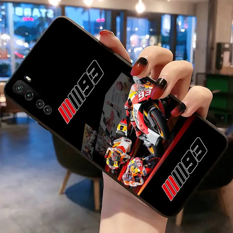 

HUAGETOP 2018 2019 Marc Marquez Moto Gp 93 Soft Phone Cover for Huawei P20 P30 P40 lite E Pro Mate 30 20 Pro P Smart 2020 prime