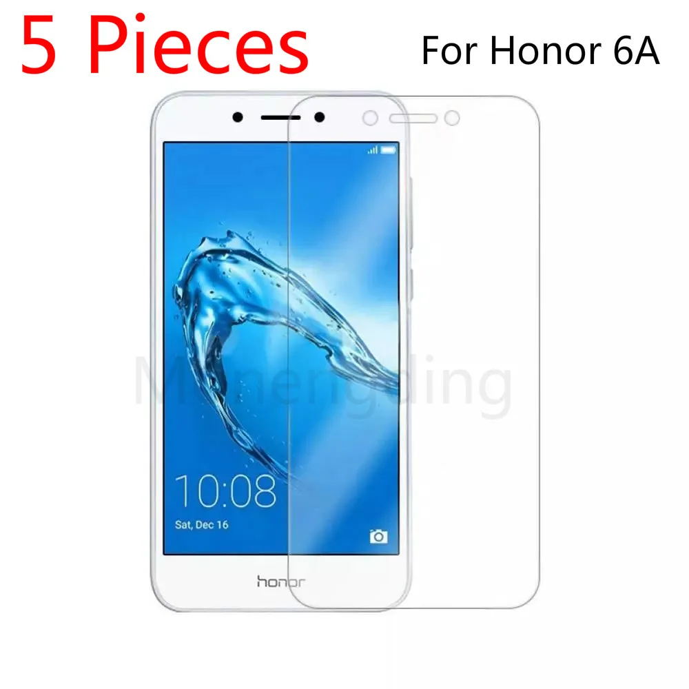 5 шт. закаленное стекло для Honor 6X 6A 6C 6 C Pro Защитная пленка экрана Huawei A X стеклянная