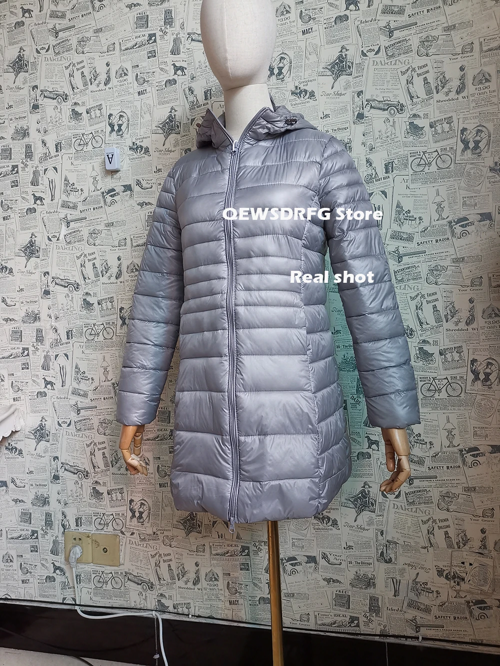 

Women's Winter Jacket Leisure Down Cotton Coat for Female Autumn WinterThin Section Cotton-Padded Jacket Woman Hooded Outwear