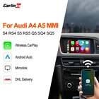 Carlinkit 2.0 Беспроводной автомобильный смарт-бокс для Audi A4 S4 RS4 A5 S5 RS5 Q5 SQ5 MMI 3G3G + после 2009 CarPlay Android автомобильное подключение карты
