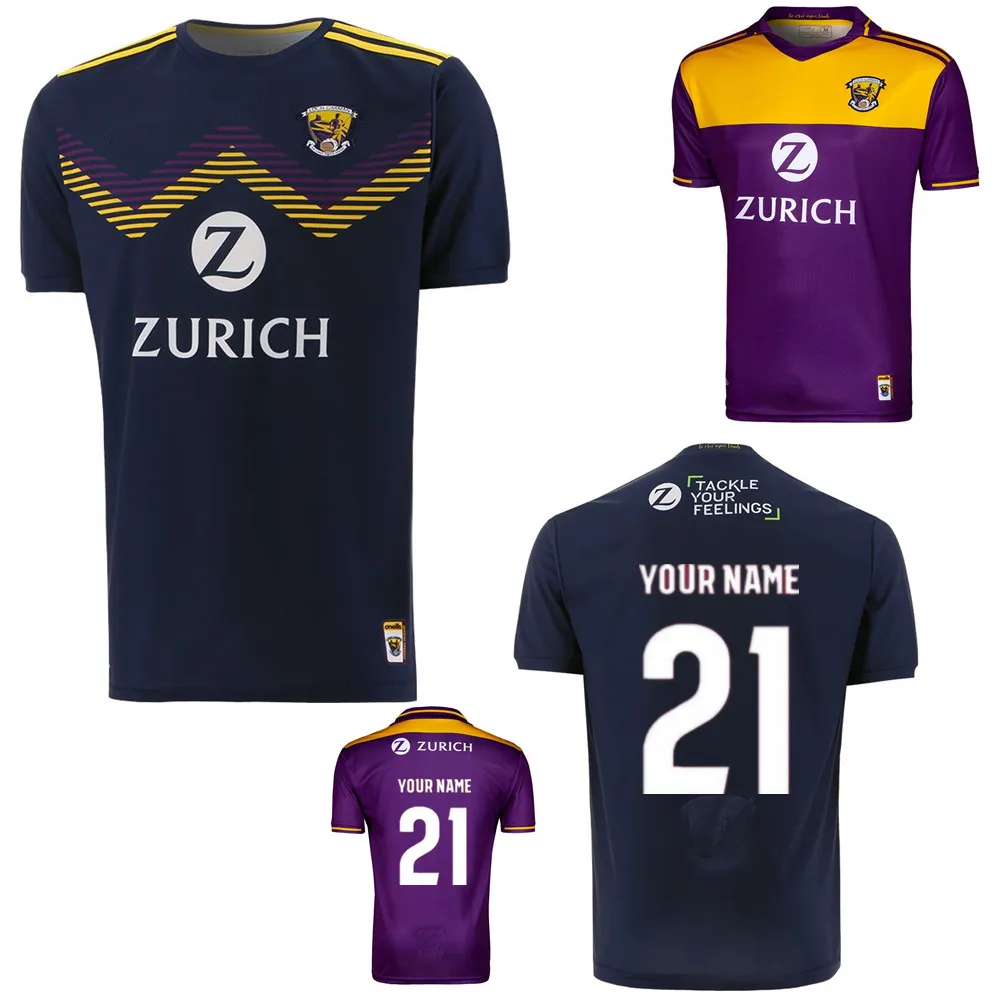 

Custom name and number Wexford GAA 2 Stripe home Away Jersey 2022 Ireland shirt