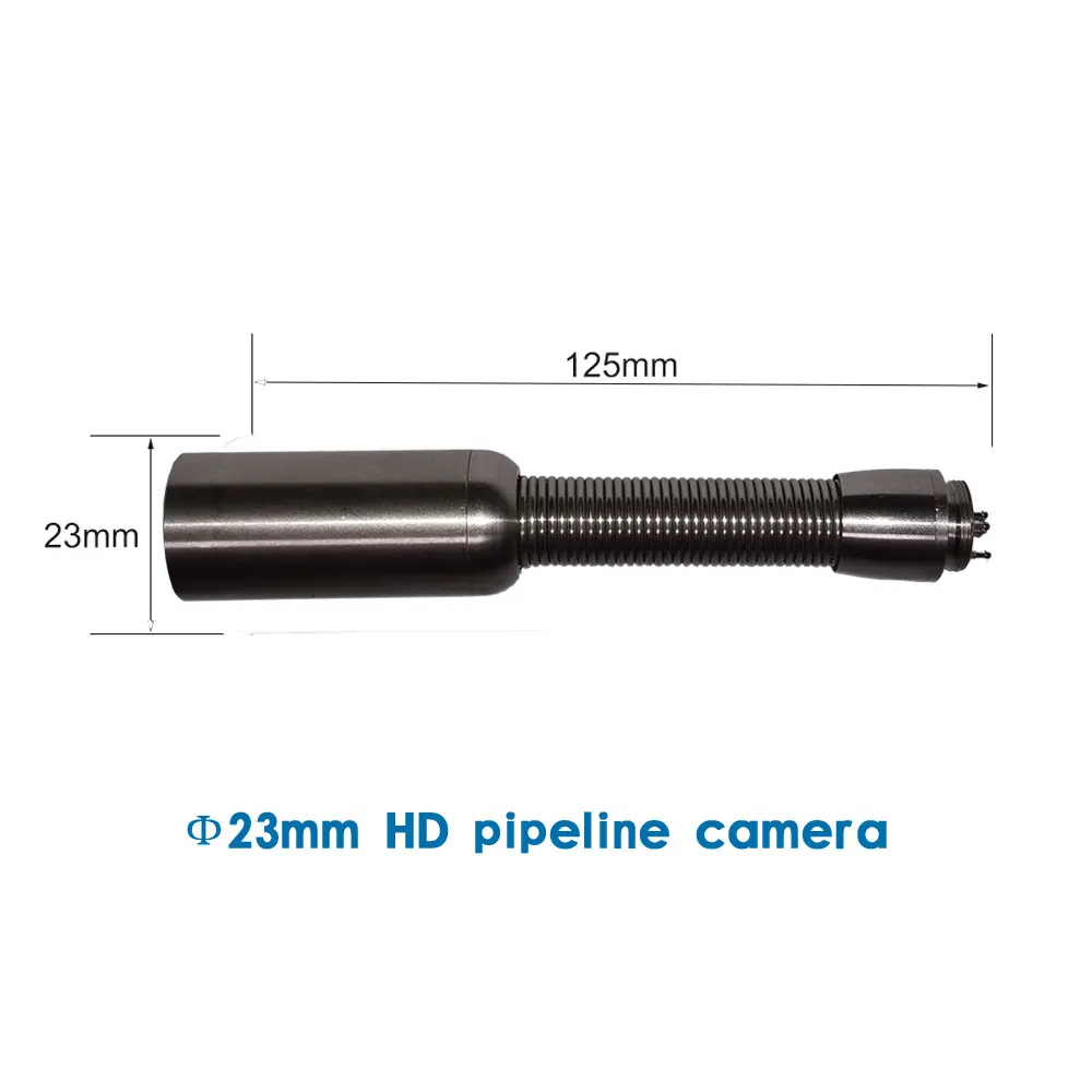 

23mm Waterproof Sewer Drain Pipe Wall Inspection Endoscope Camera Head With 12pcs Lights