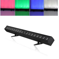 18x18w 6in1 rgbwauv led wall wash super large light angle dmx control stage lighting for disco dj ballroom bar party club decor