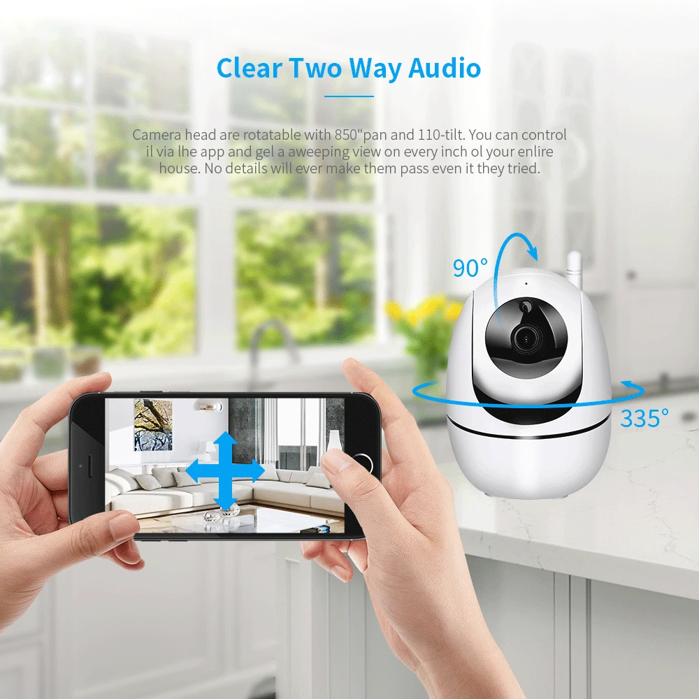 1080P Беспроводной IP Камера интеллигентая (ый) домашнего видеонаблюдения