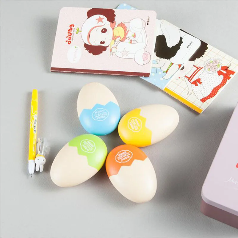 

Cute eggs correction tape 12m Kids gift stationery Office School supplies Corrective papeleria G210