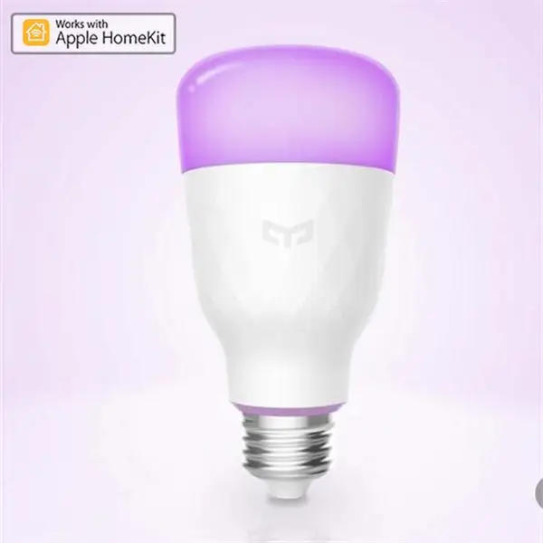 with Apple HomeKit Умный светодиодный светильник Xiao mi Yeelight, цветной, 800 люменов, 10 Вт, E27, Lemon Xio mi, умная лампа для mi Home App, белый/RGB, опция iOS, Android - Цвет: with Apple HomeKit