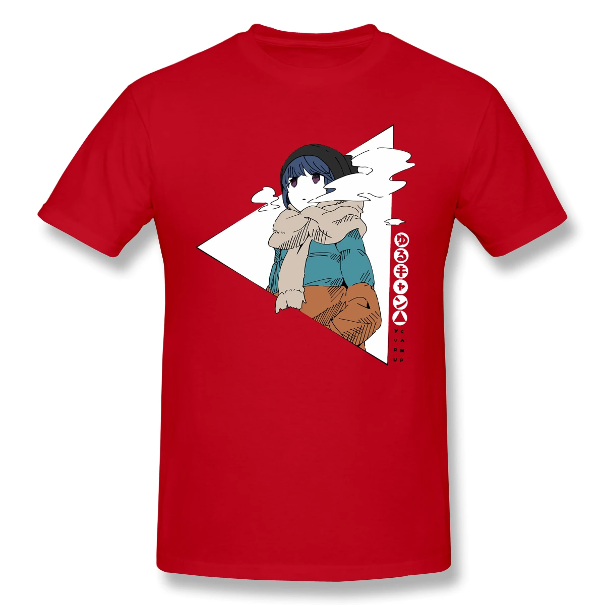 Мужские смешные футболки с рином Шима лагерные из чистого хлопка в стиле