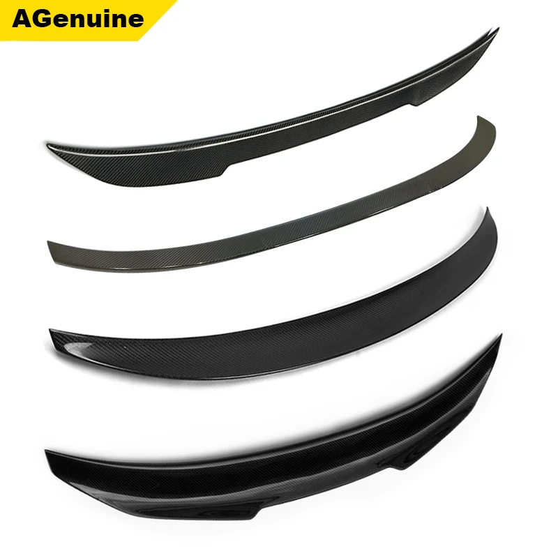 Высококачественный задний спойлер из натурального углеродного волокна 4 вида