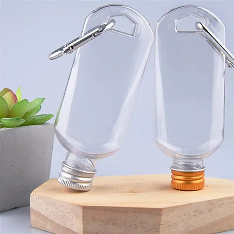 10 шт. ручная дезинфицирующая бутылка с крючком портативная многоразовая