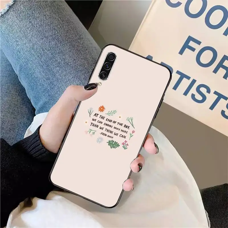 

Great Aesthetic Flower art Phone Case For Samsung galaxy S 9 10 20 A 10 21 30 31 40 50 51 71 s note 20 j 4 2018 plus