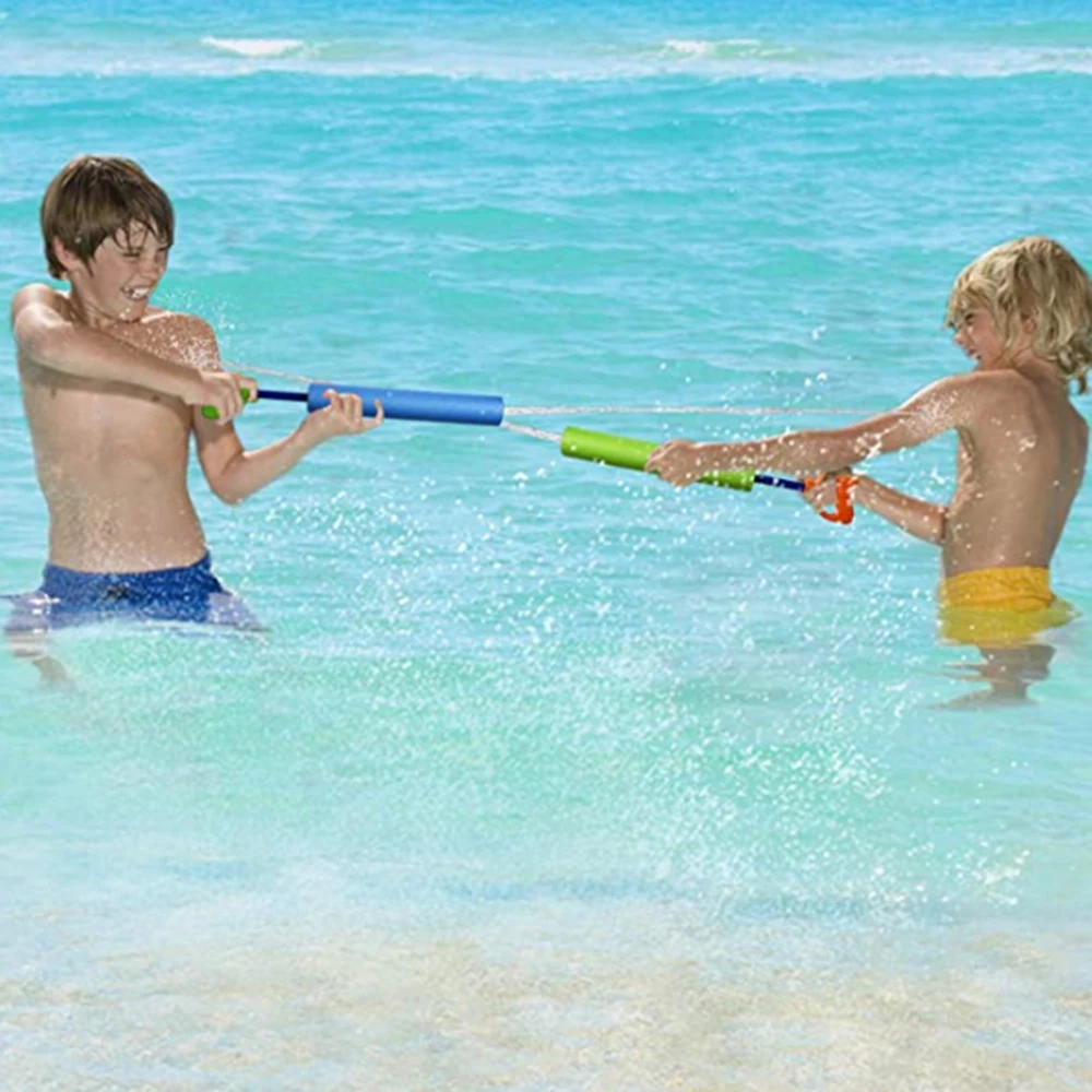 

4pcs Water Guns for Kid Foam Water Blaster Squirt Guns Easy to Carry Outdoor Play Game Toy for Summer Garden Swimming Pool Beach
