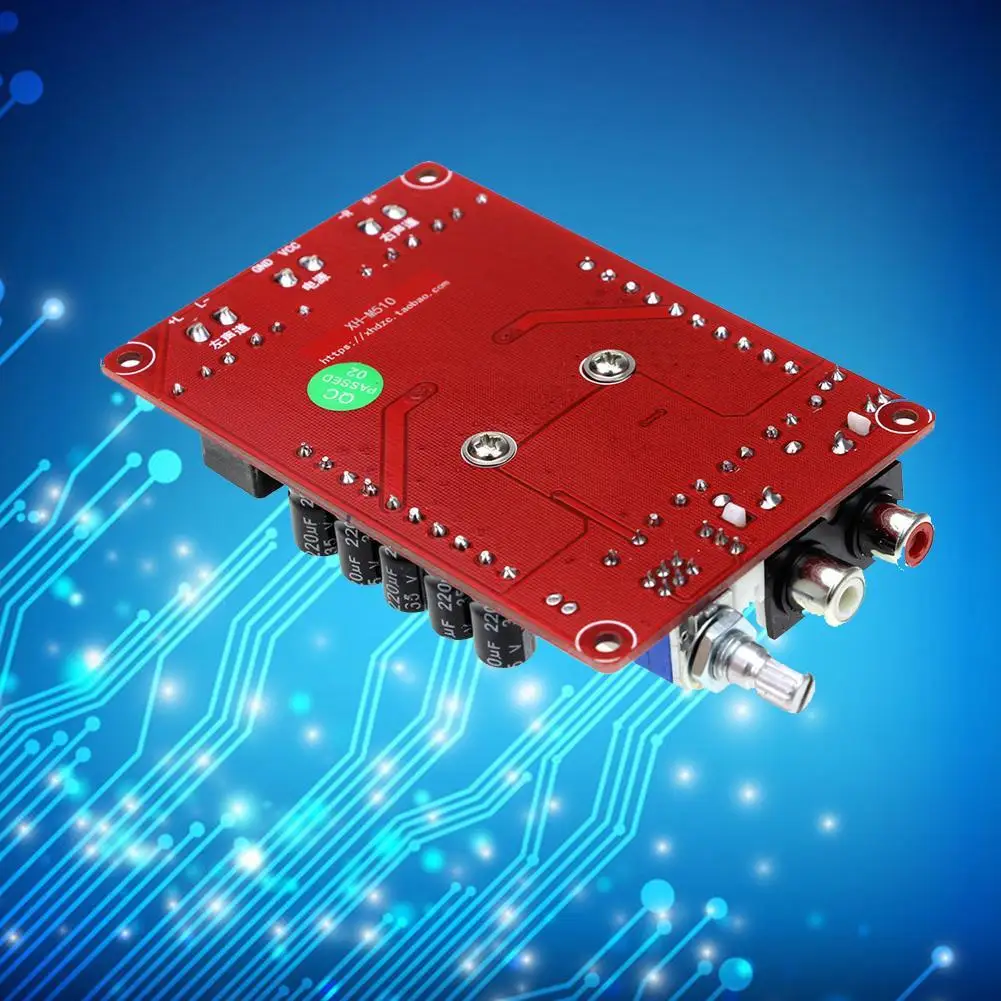 

XH-M510 TDA7498 High Power Digital Power Amplifier Amplifier Car Board Power 2*100W DC 14-34V M0R1