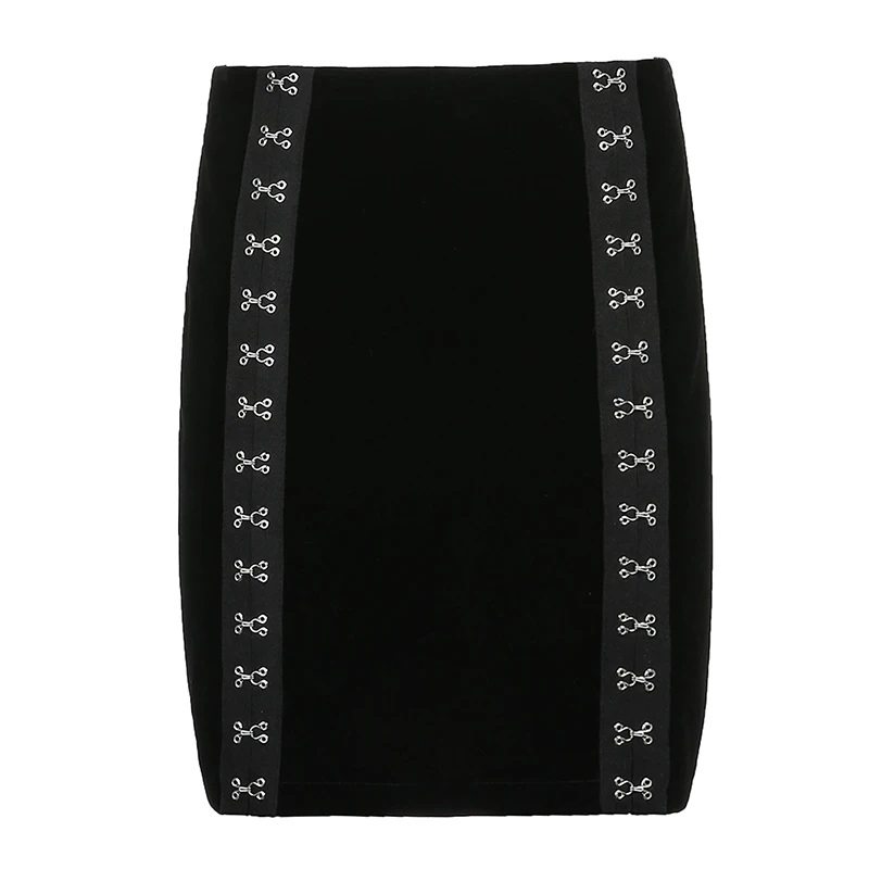 

Rockmore Black Mini Skirts Women Cute Sexy Y2K Preppy Style Skirts Korean Harajuku Bodycon Skirt Streetwear