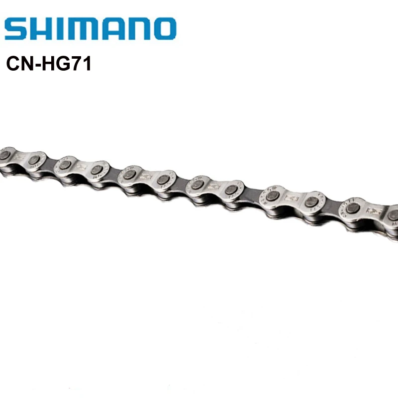 Оригинальная велосипедная цепь SHIMANO CN HG71 для горного велосипеда 6S 7S 8S 21/24S