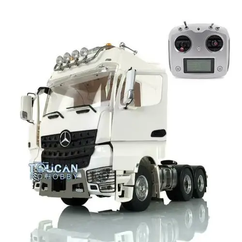 

RC 1/14 LESU Tractor Truck Metal 6*6 Chassis Radio Light Hercul Arco Cabin THZH0794-SMT5