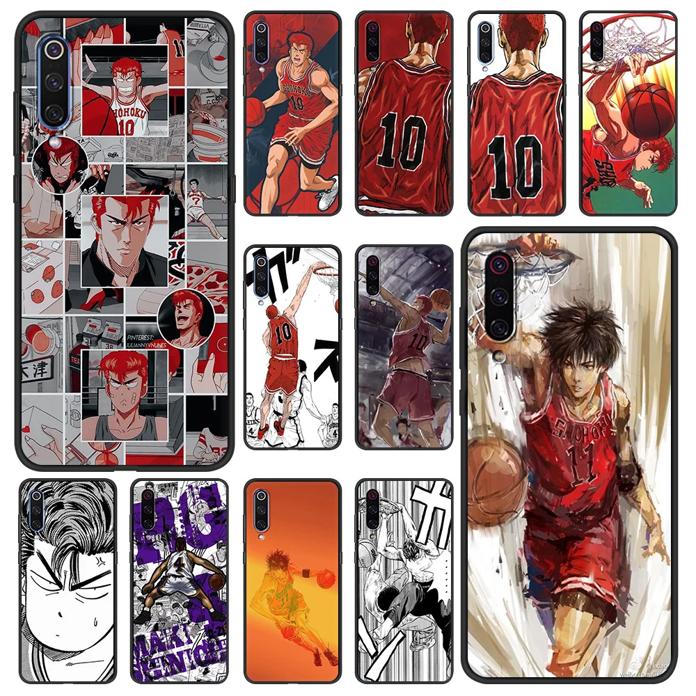 

Anime Slam Dunk Fundas Phone Case For Xiaomi Mi X3 NFC M3 Note 10 10T Pro Lite 5G 11 9T Cover Silicon Bumper Shell Coque TPU Bag