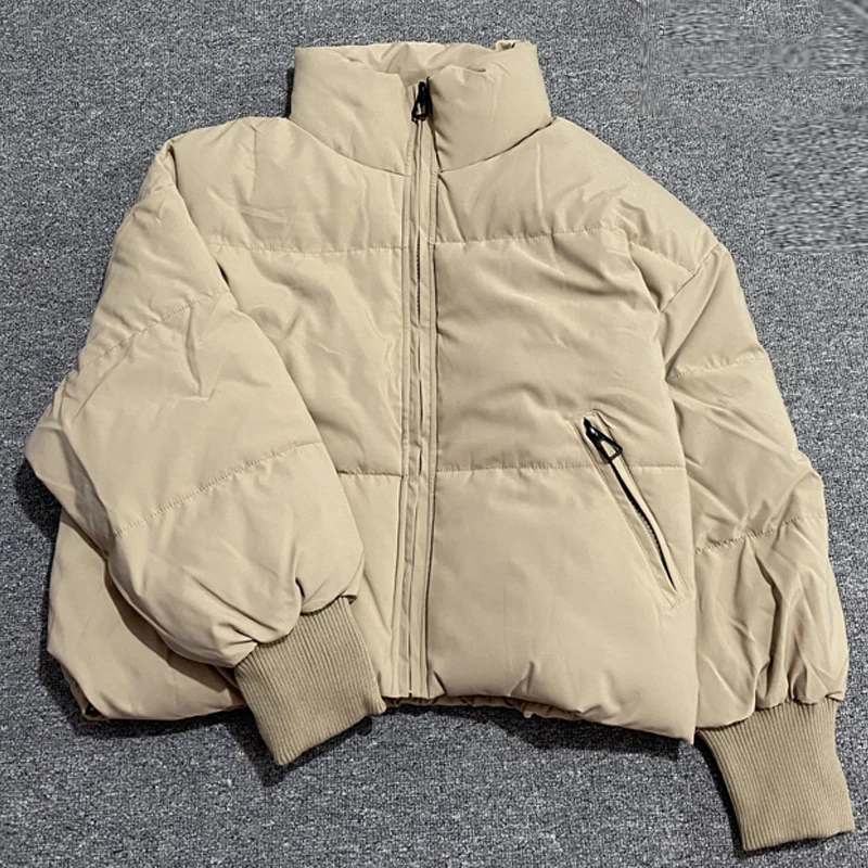 

2021 Winter Thick Warm Snow Parka Coat Women Solid Jacket Outwear Female Casual Loose Black Short Parkas Mujer Casaco Feminino