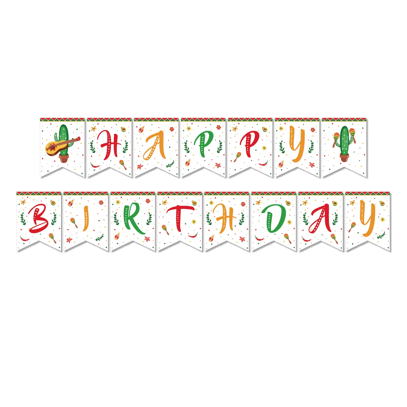 Красочные кактусы BA271 мексиканвечерние пятерка вечеринка счастливая фотография