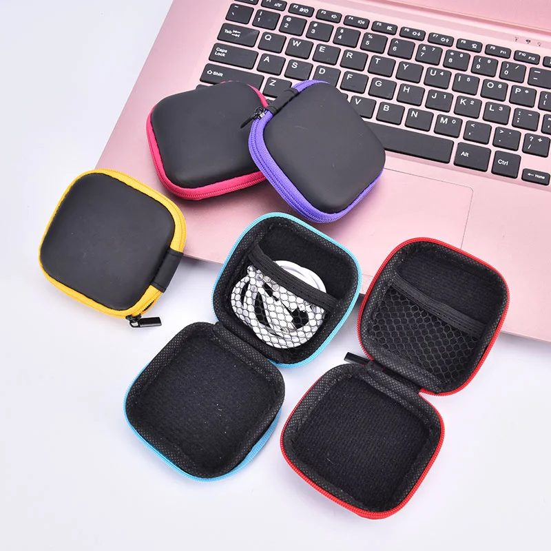 

Портативная сумка для наушников, мини-кошелек для монет, чехол для наушников и USB-кабеля, коробка для хранения, кошелек, сумка для переноски, ...