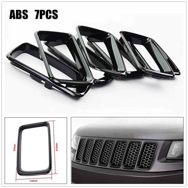 

7 шт., декоративные кольца для Jeep Grand Cherokee