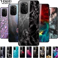 For Xiaomi Poco Case Poco Pro Tempered Glass Hard Protective Back Cover for Xiaomi Poco Pro Phone Cases Funda