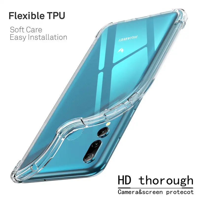Shockproof case For Huawei Honor 20 lite 20s 20i 10i 8c 8A 8X 8S TPU Soft Silicone Phone Cover Coque P Smart Z 2019 |