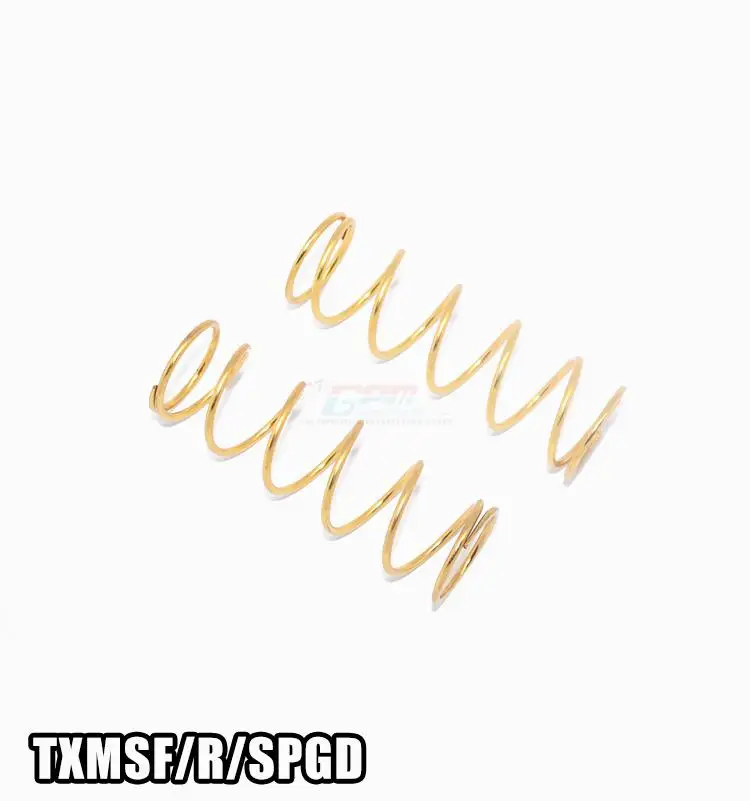 Trax 1/10 MAXX MONSTER TRUCK-89076-4 steel hardened spring front and rear universal bold upgrade suspension spring 8966/8967 enlarge